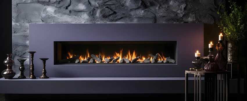 Ember Bed for Ventless Gas Fireplace in Louisville, CO