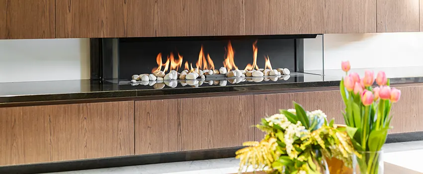 Double-height Fireplace Design Refurbishment in Louisville, Colorado