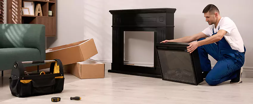 Old Rusted Metal Fireplace Repair And Replacement in Louisville, CO